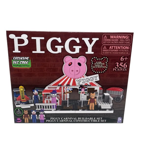 Piggy Roblox Carnival Buildable Building Set W Figures DLC Code 356 Pcs New - Picture 1 of 6